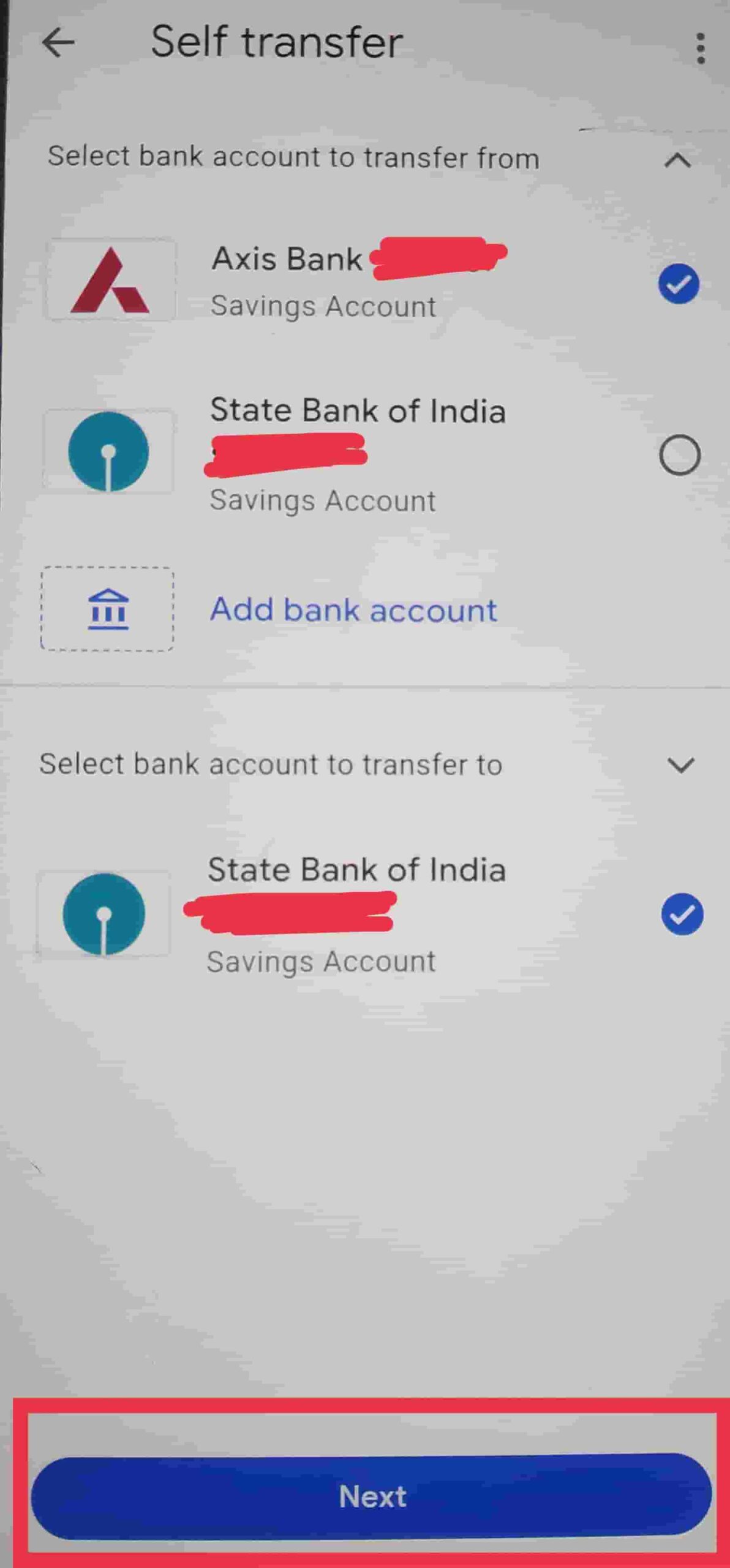 google pay se account number kaise check kare